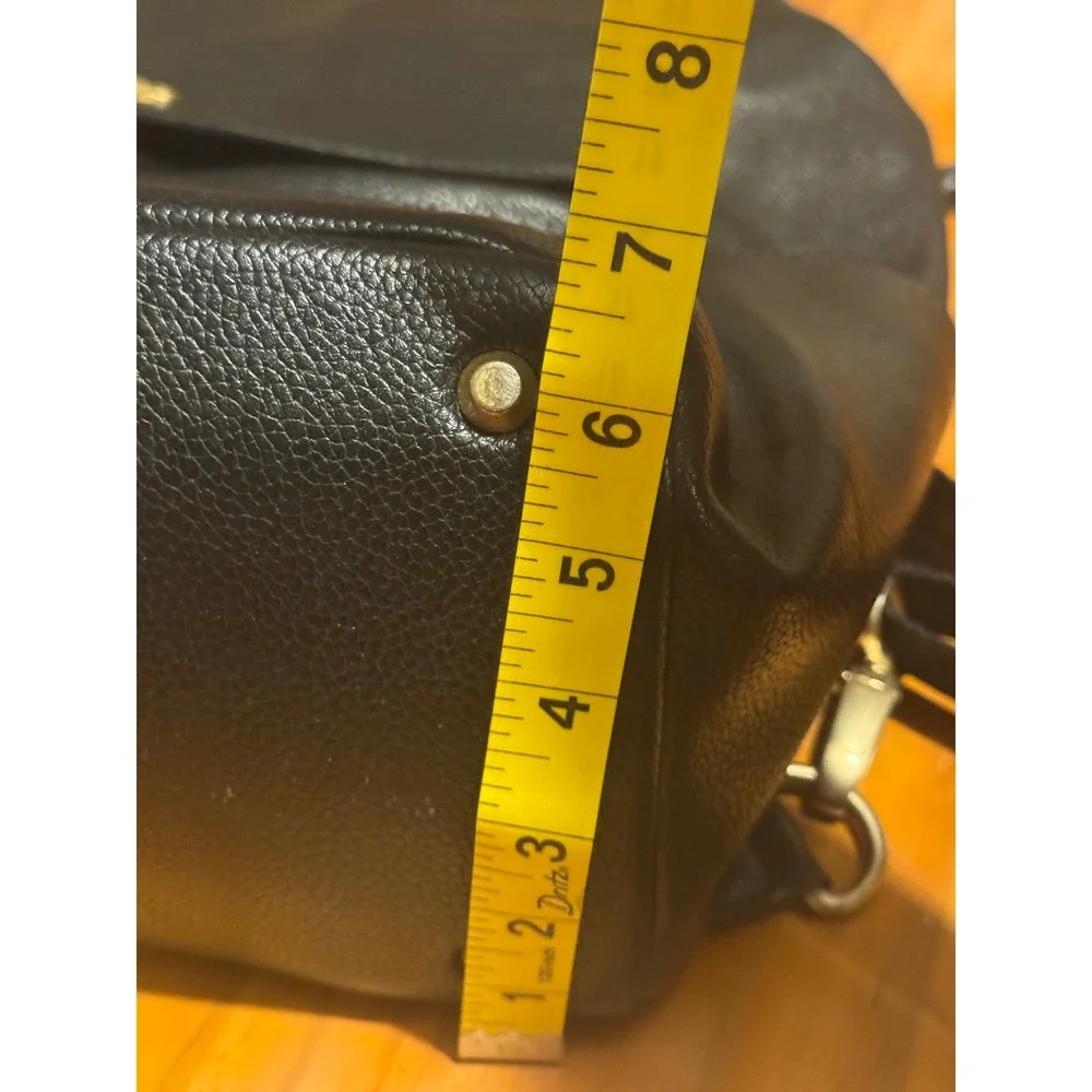 Freshly Picked Classic Diaper Bag Backpack Black Vegan Leather GLD Hardware $199
